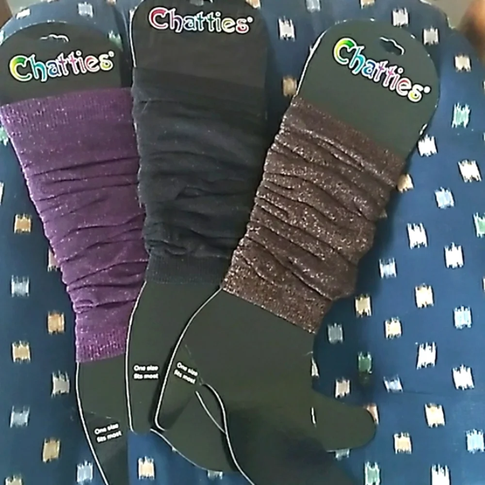 LEG WARMERS! 80s Style SET OF 3!!! NEW IN PACKAGE!!